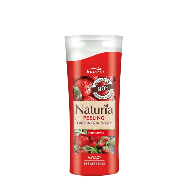 NATURIA Peeling myjący Truskawka 100g