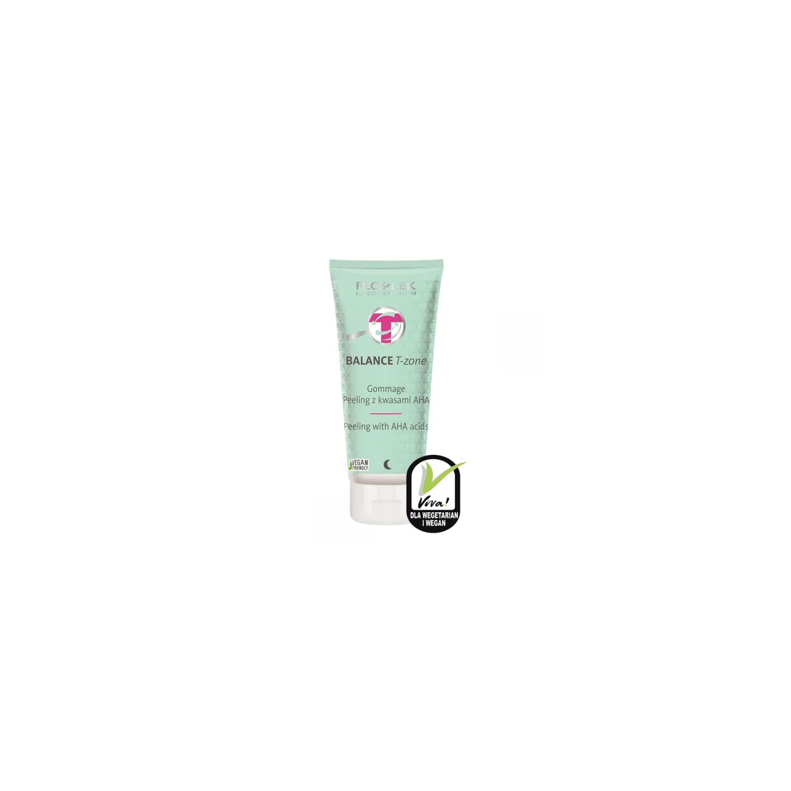 FLOSLEK Balance T-zone peeling z kwasami AHA 125ml