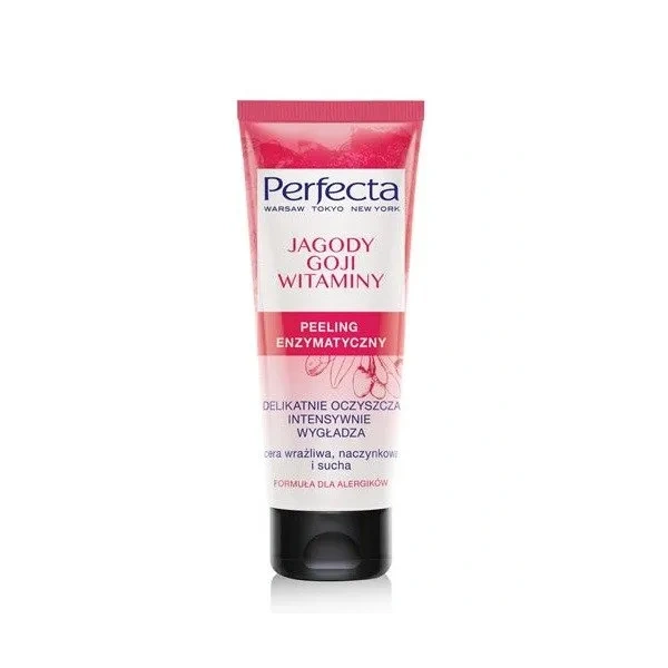 Dax DAX Perfecta Jagody Goji Witaminy peeling enzymatyczny dla alergików 75ml — Składniki i ocena