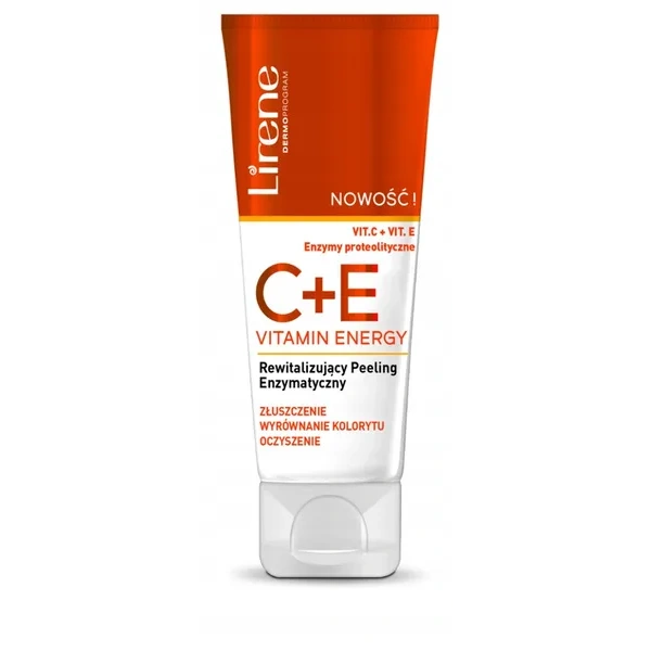 LIRENE Vitamin Energy C+e rewitalizujący peeling enzymatyczny 75ml
