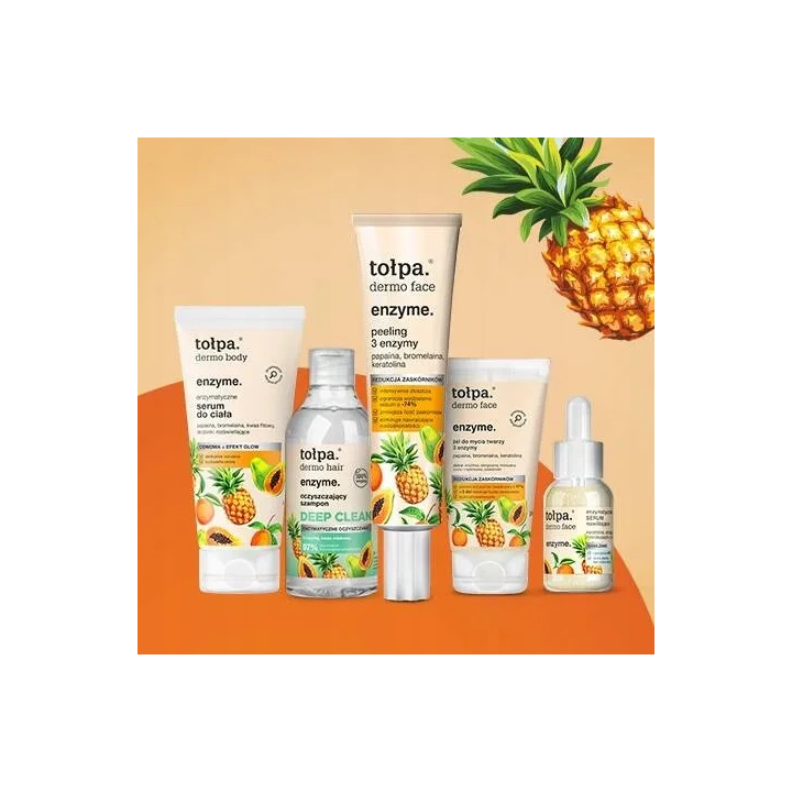 TOŁPA Dermo Face Enzyme enzymatyczny peeling to twarzy Mikrodermabrazja 3 Enzymy 40ml 