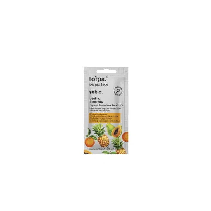 TOŁPA Sebio peeling 3 Enzymy saszetka 8ml