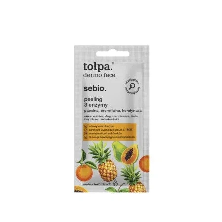 TOŁPA Sebio peeling 3 Enzymy saszetka 8ml