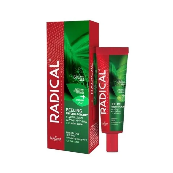 FARMONA Radical peeling trychologiczny do skóry głowy Skrzyp Polny i Arginina 75ml