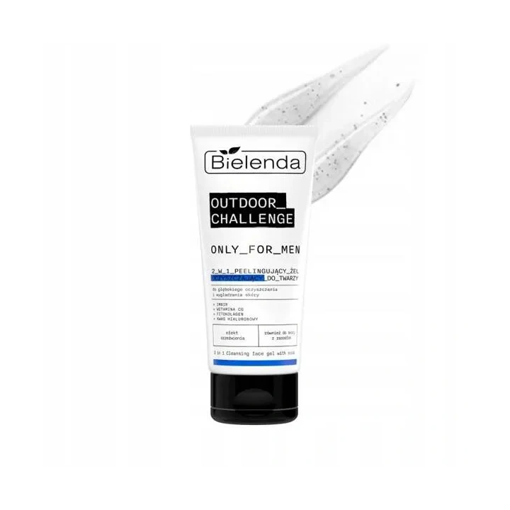 BIELENDA Outdoor Challenge Men 2w1 żel do mycia twarzy peelingujący 150g