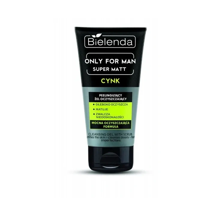 BIELENDA Only For Man Super Matt peelingujący żel Oczyszczający 150g