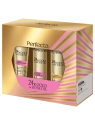 DAX Perfecta 24k Gold & Rose Oil zestaw do twarzy (peeling + mleczko + tonik) 