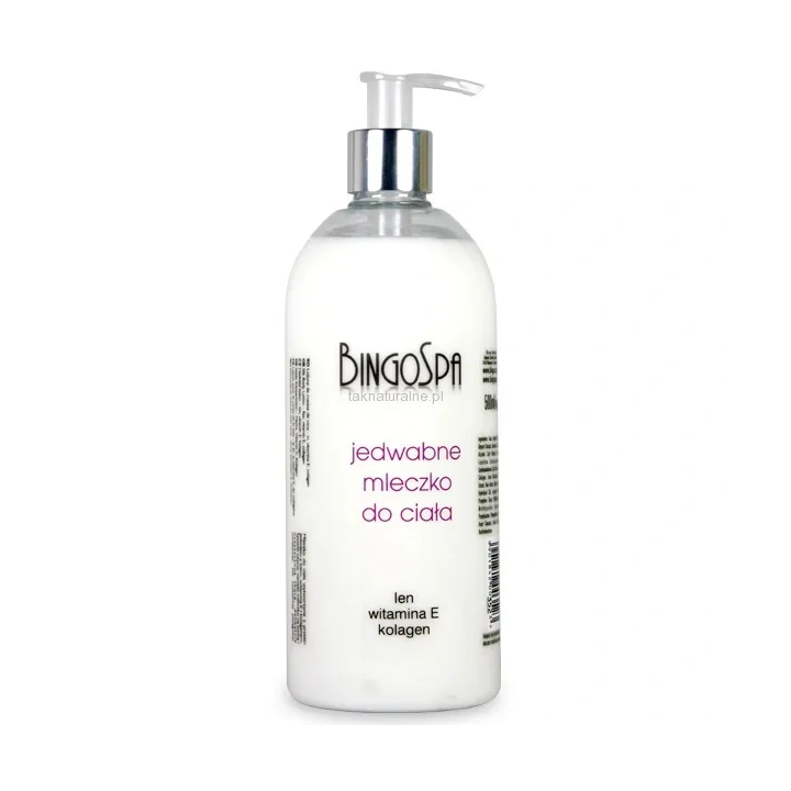 BINGOSPA Jedwabne mleczko do ciała Witamina E 500ml
