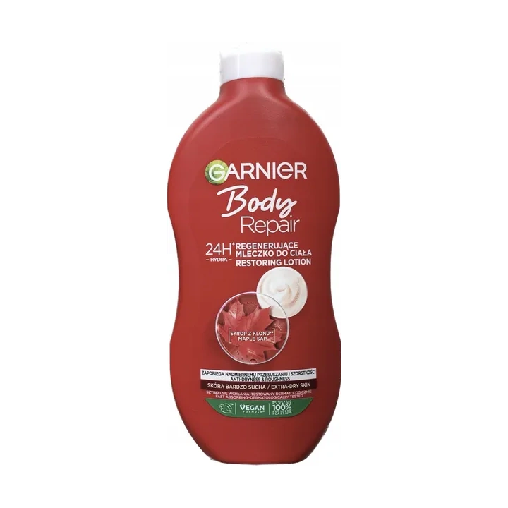 GARNIER Body Repair mleczko do ciała regenerujące z Syropem z Klonu 400ml