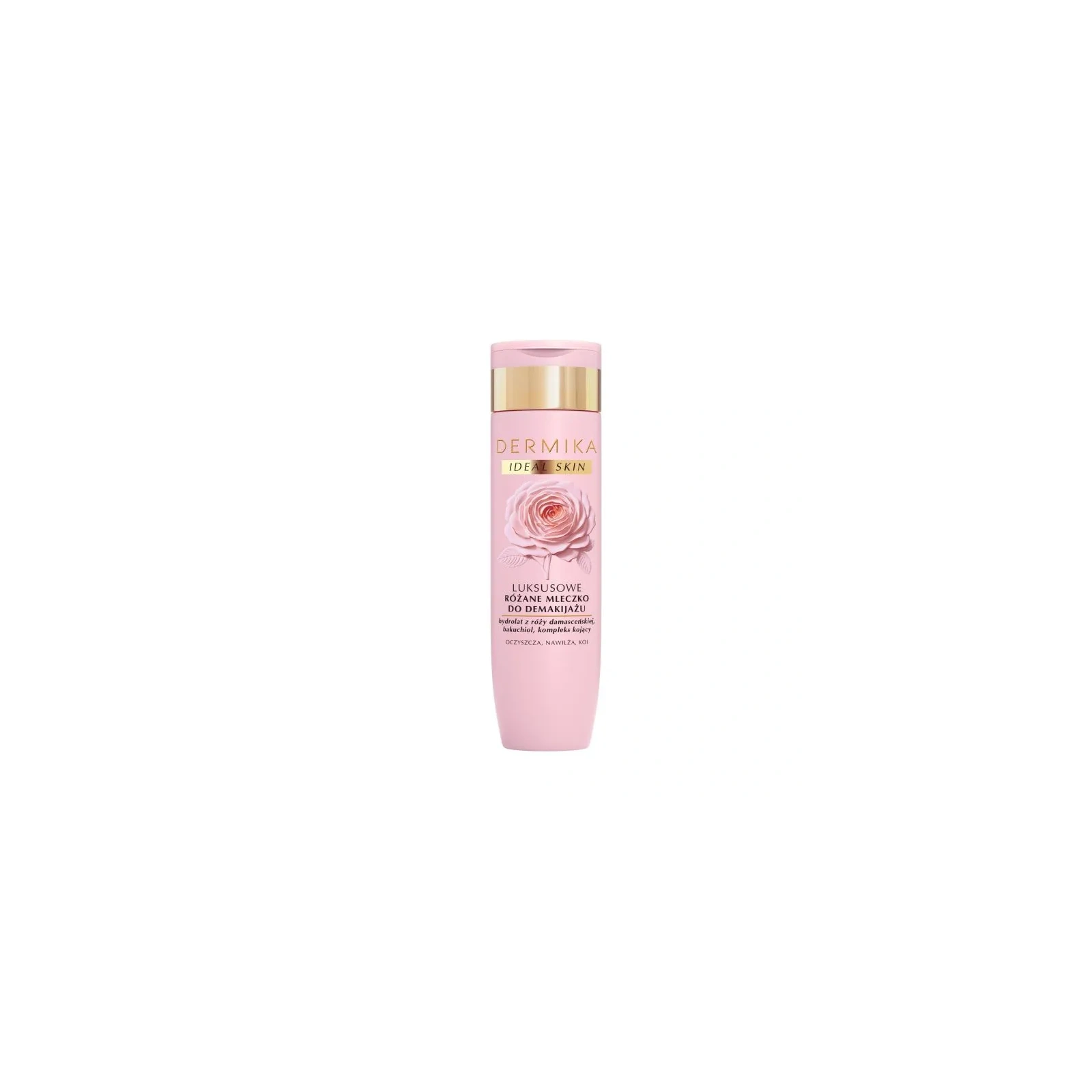 DERMICA Ideal Skin luksusowe różane mleczko do demakijażu 200ml