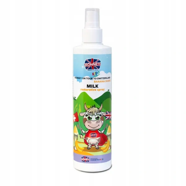 RONNEY Kids On Tour To Switzerland mleczko do włosów w sprayu 285ml