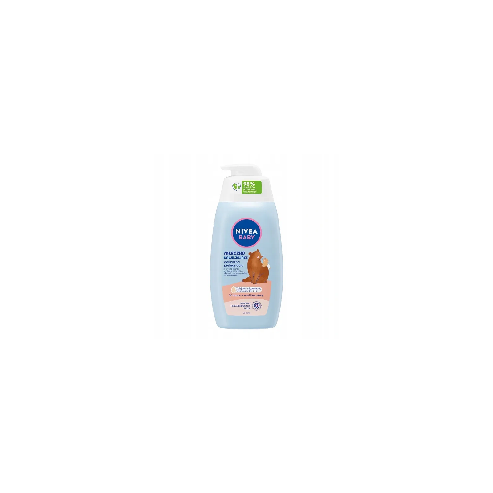 NIVEA Baby Nowa Formuła mleczko do ciała nawilżające Delikatna Pielęgnacja 500ml