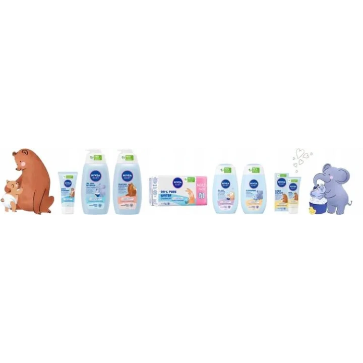 NIVEA Baby Nowa Formuła mleczko do ciała nawilżające Delikatna Pielęgnacja 500ml