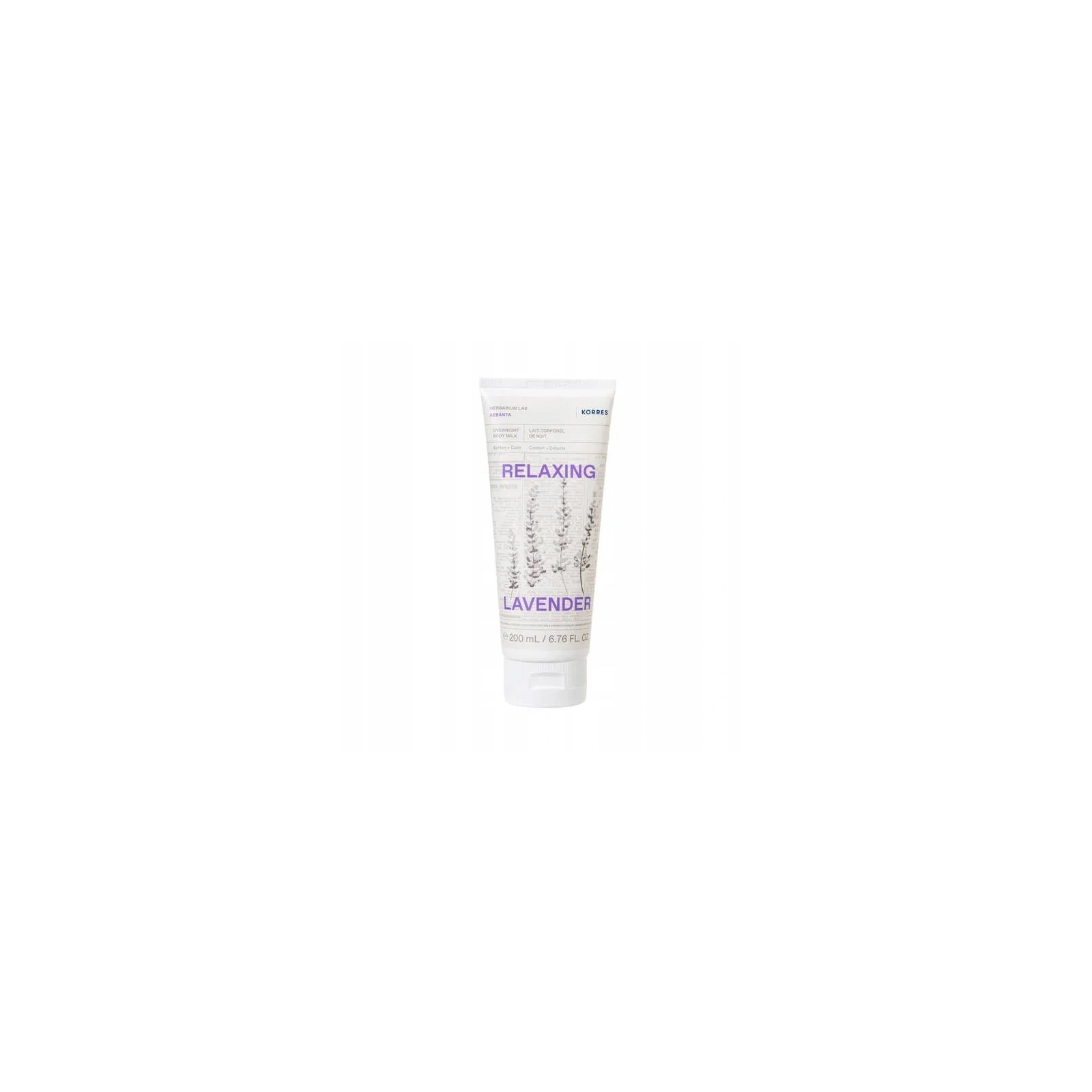 KORRES Herbarium Lab mleczko do ciała Relaxing Lavender 200ml 