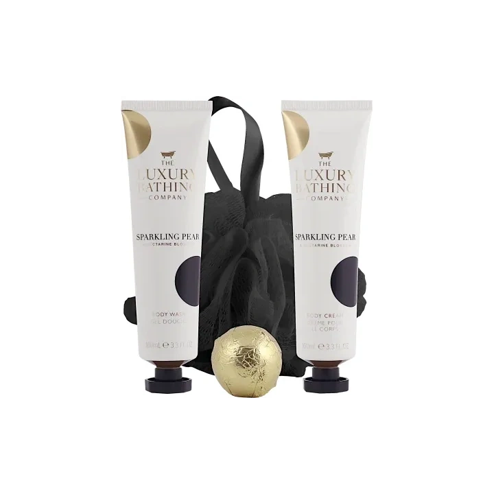THE LUXURY BATHING Sparking Pear & Nectarine Blossom zestaw prezentowy Dazzling 