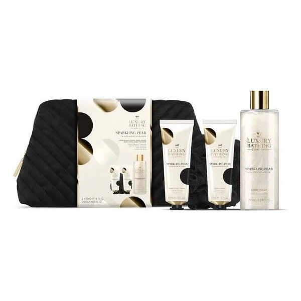 THE LUXURY BATHING Sparking Pear & Nectarine Blossom zestaw prezentowy Glamour 