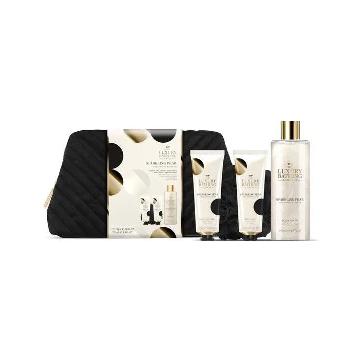 THE LUXURY BATHING Sparking Pear & Nectarine Blossom zestaw prezentowy Glamour 