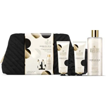 THE LUXURY BATHING Sparking Pear & Nectarine Blossom zestaw prezentowy Glamour 