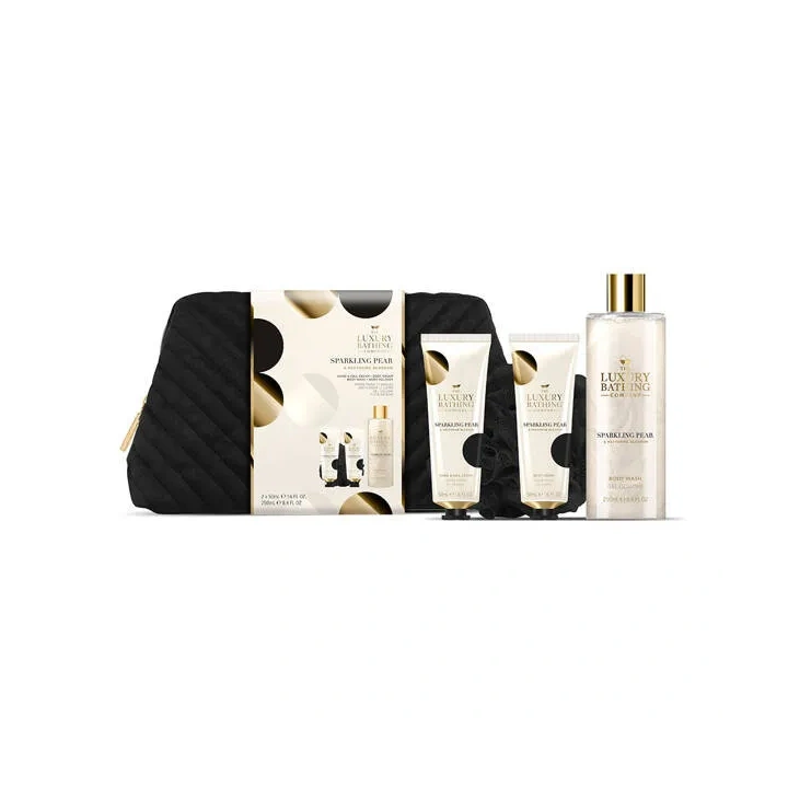 THE LUXURY BATHING Sparking Pear & Nectarine Blossom zestaw prezentowy Glamour 