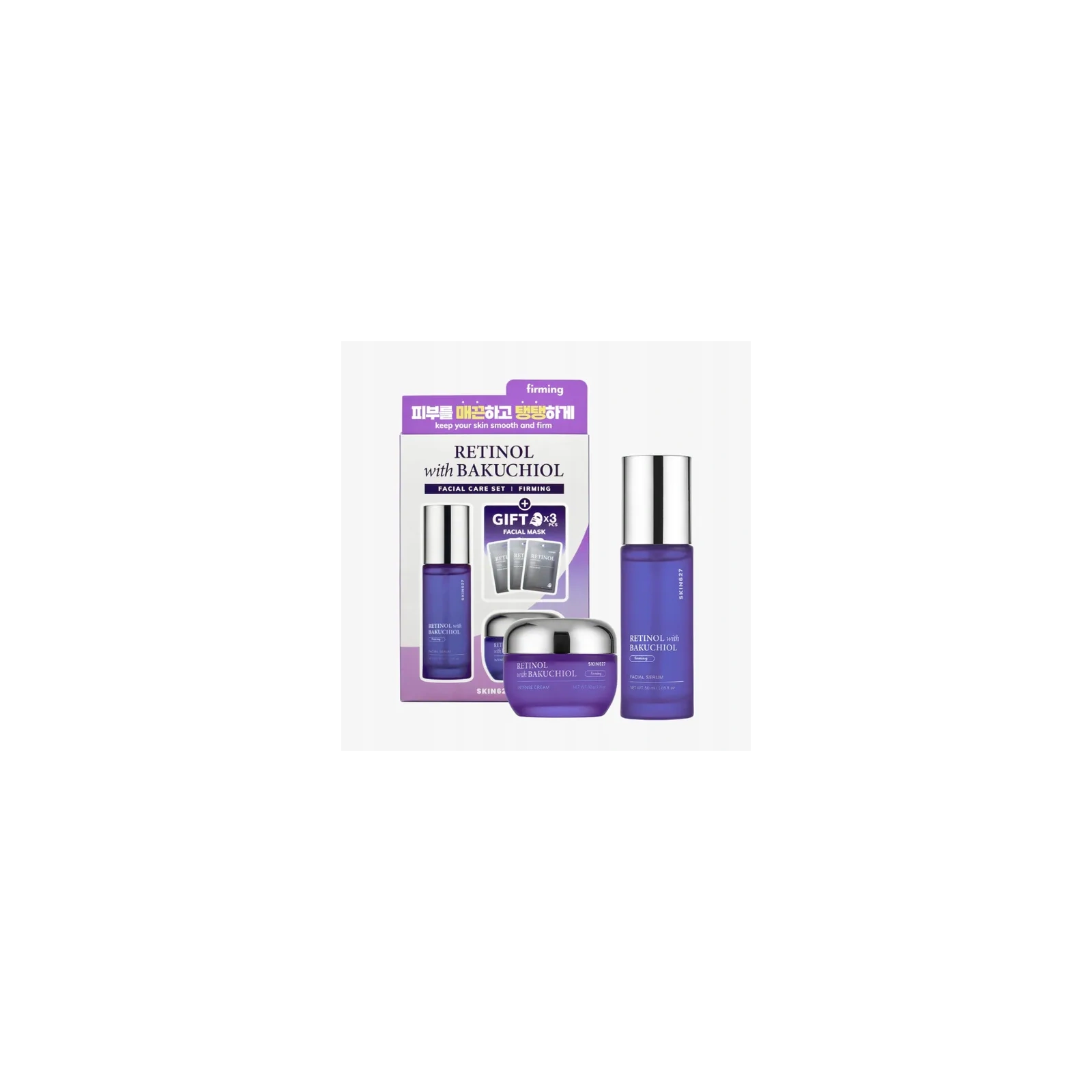 SKIN627 Retinol With Bakuchiol zestaw kosmetyków ujędrniający