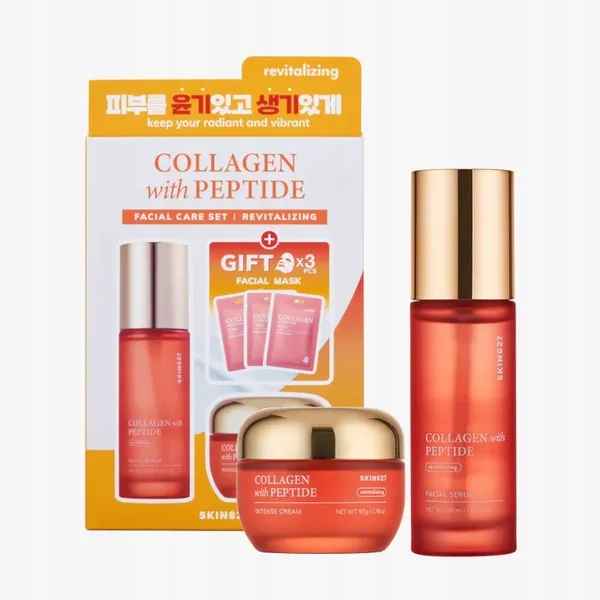 SKIN627 Collagen With Peptide zestaw kosmetyków przeciwstarzeniowy