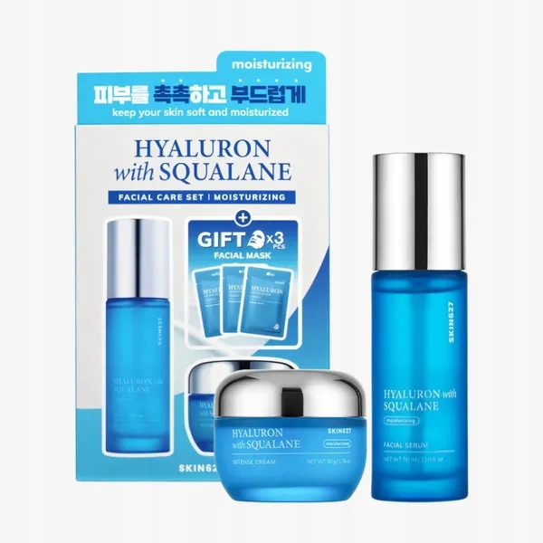 SKIN627 Hyaluron With Squalene zestaw kosmetyków głęboko nawilżający