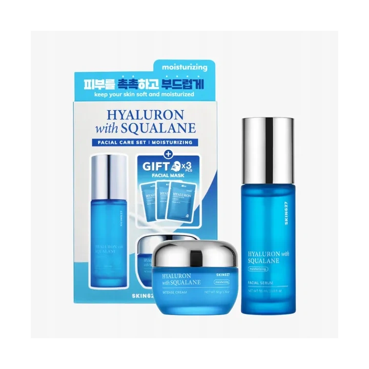 SKIN627 Hyaluron With Squalene zestaw kosmetyków głęboko nawilżający
