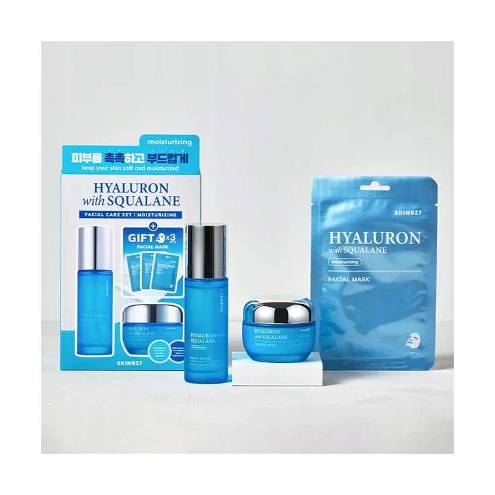 SKIN627 Hyaluron With Squalene zestaw kosmetyków głęboko nawilżający
