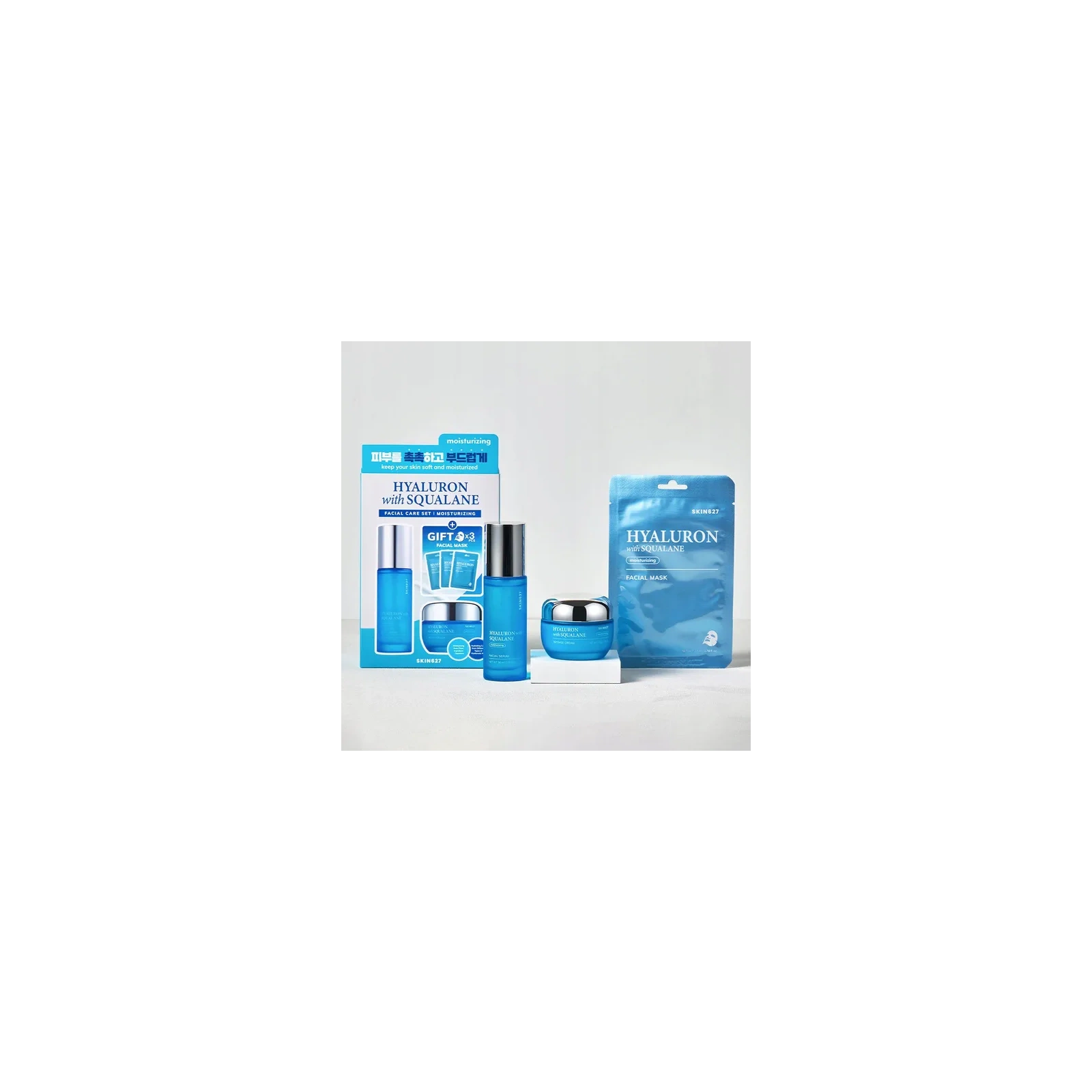 SKIN627 Hyaluron With Squalene zestaw kosmetyków głęboko nawilżający