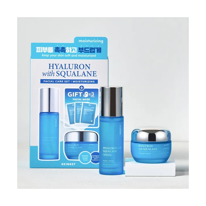 SKIN627 Hyaluron With Squalene zestaw kosmetyków głęboko nawilżający