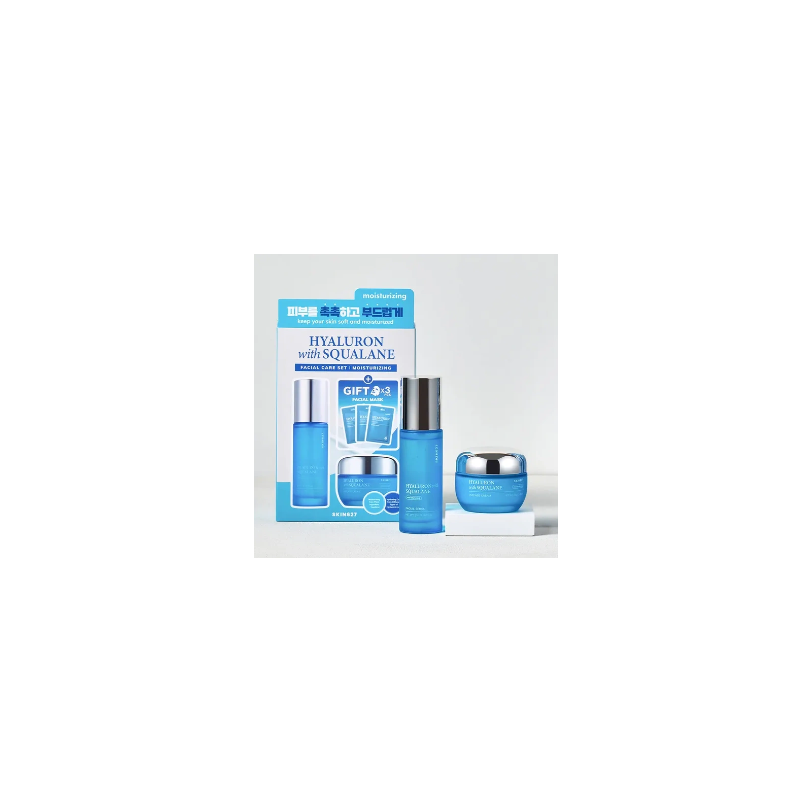 SKIN627 Hyaluron With Squalene zestaw kosmetyków głęboko nawilżający
