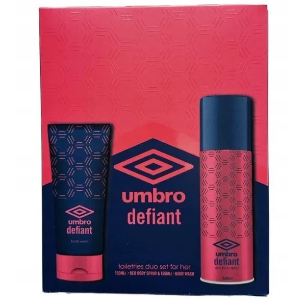 UMBRO Defiant zestaw kosmetyków dla kobiet [żel pod prysznic 150ml + dezodorant 150ml]