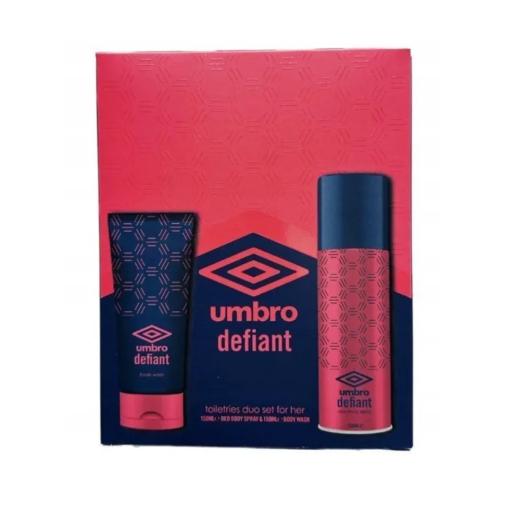 UMBRO Defiant zestaw kosmetyków dla kobiet [żel pod prysznic 150ml + dezodorant 150ml]