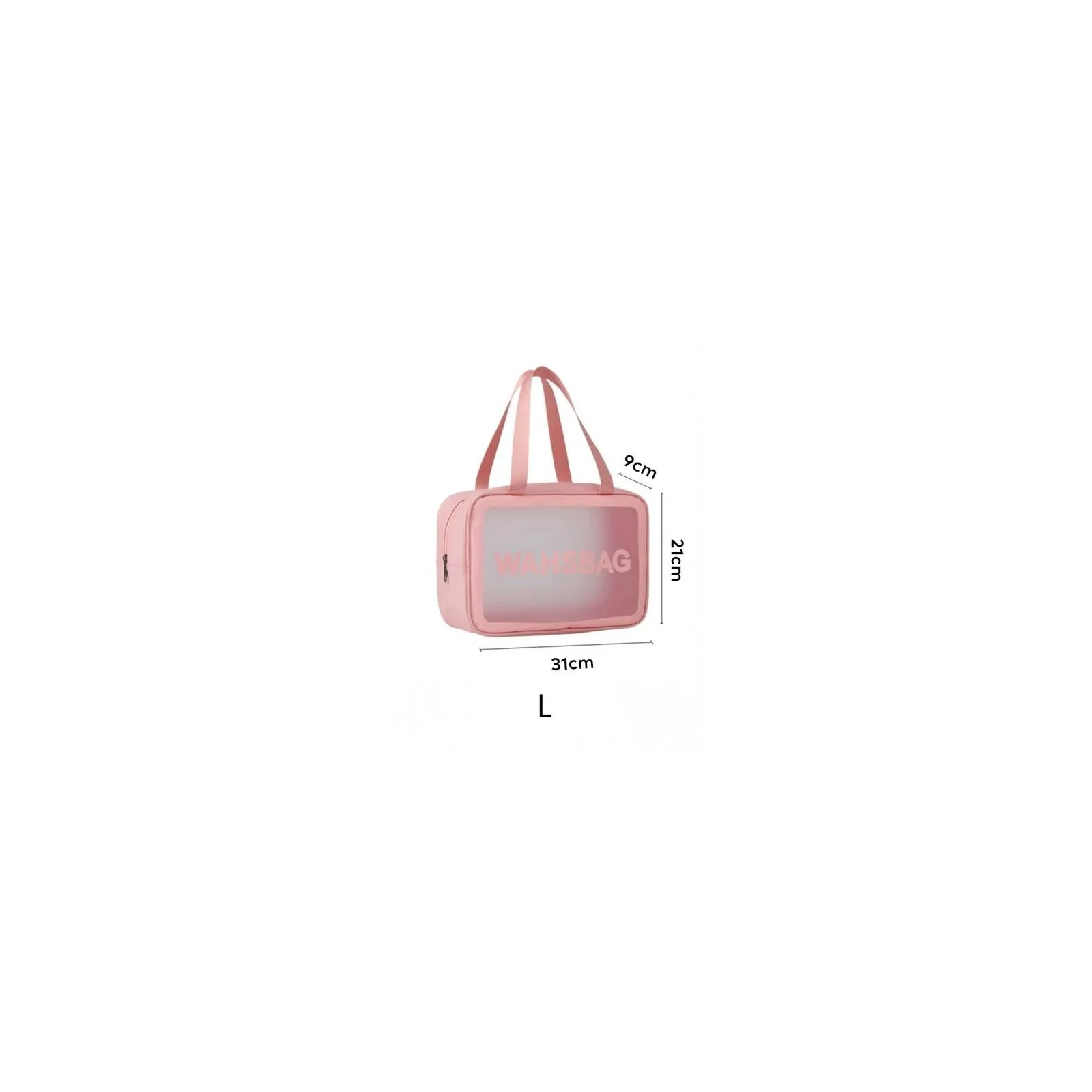 ECARLA zestaw 3 kosmetyczek WASHBAG Pudrowy róż KS83