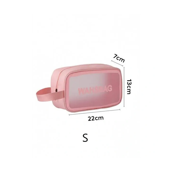 ECARLA zestaw 3 kosmetyczek WASHBAG Pudrowy róż KS83
