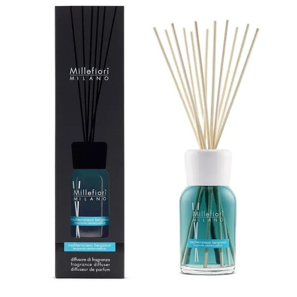 MILLEFIORI MILANO Diffuser pałeczki zapachowe Mediterranean Bergamot 500ml
