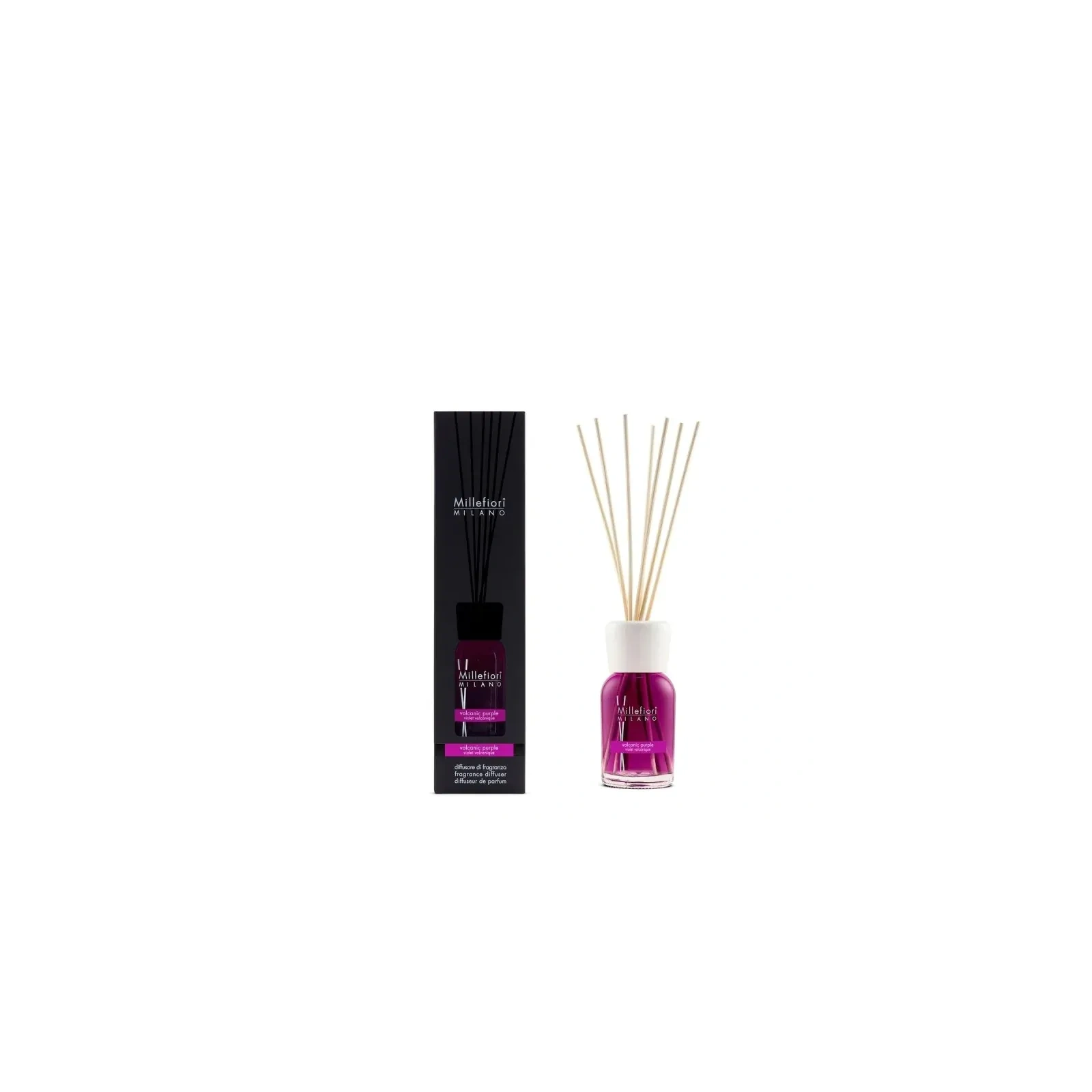 MILLEFIORI MILANO Diffuser pałeczki zapachowe VOLCANIC PURPLE 100ml