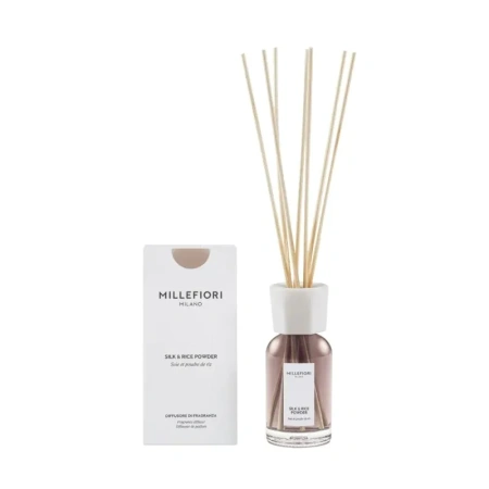 MILLEFIORI MILANO Diffuser pałeczki zapachowe SILK & RICE POWDER 100ml