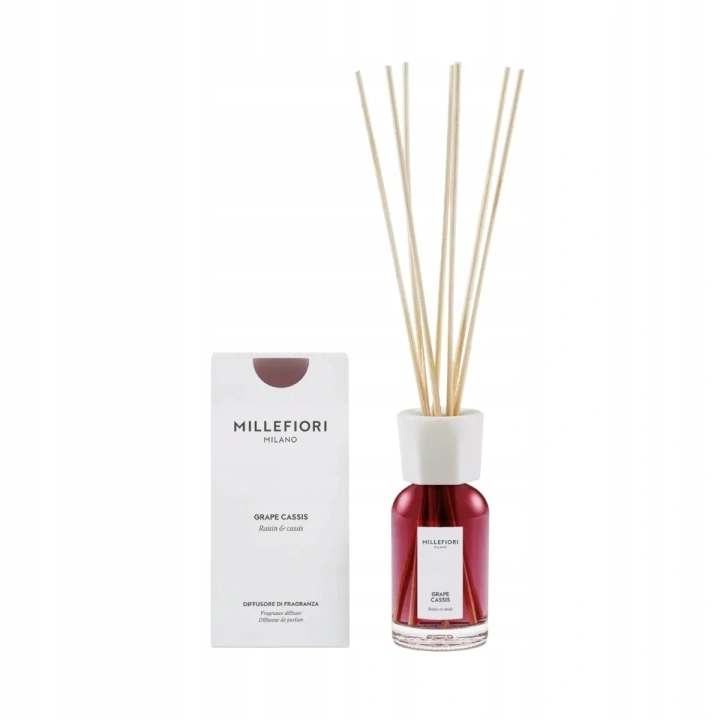 MILLEFIORI MILANO Diffuser pałeczki zapachowe GRAPE CASSIS 100ml