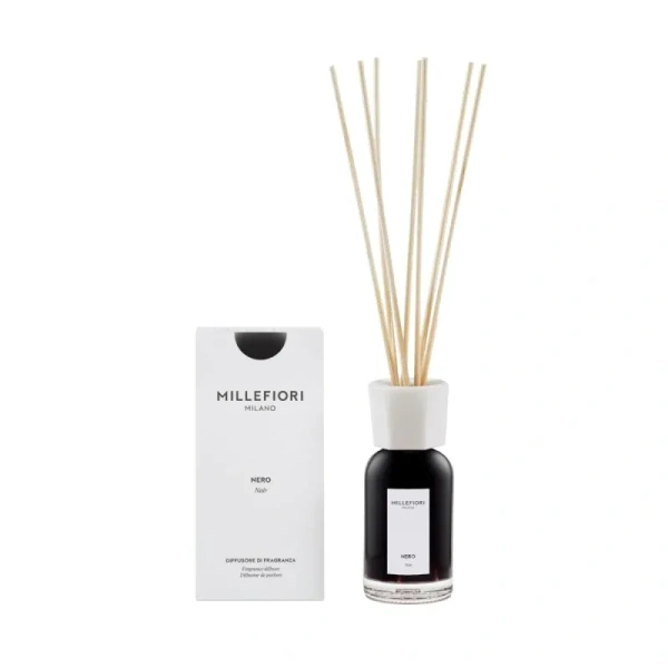 MILLEFIORI MILANO Diffuser pałeczki zapachowe NERO 100ml