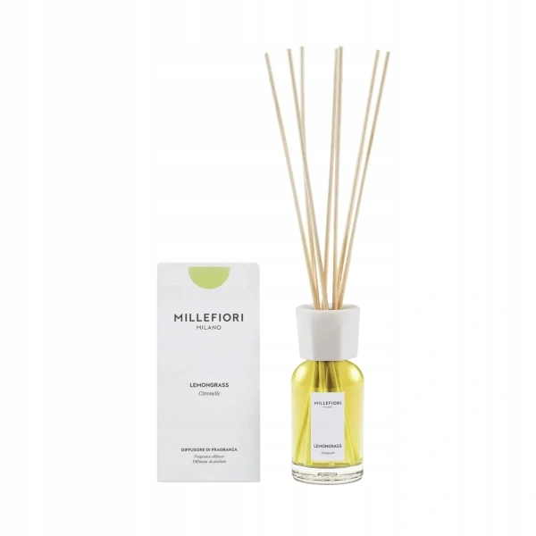 MILLEFIORI MILANO Diffuser pałeczki zapachowe LEMON GRASS 100ml