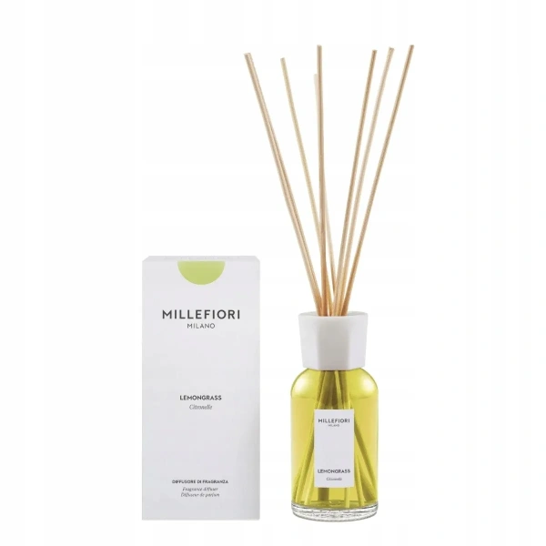 MILLEFIORI MILANO Diffuser pałeczki zapachowe LEMON GRASS 250ml