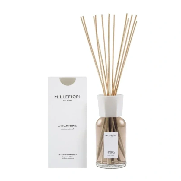 MILLEFIORI MILANO Diffuser pałeczki zapachowe AMBRA MINERALE 500ml