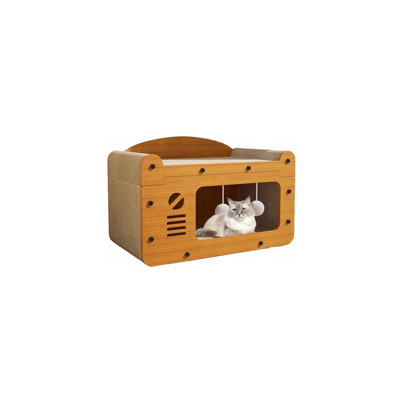 ECARLA legowisko domek dla kota 30x56x30cm KOT18