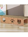 ECARLA drapak dla kota z zabawką, domek 100x29x30cm KOT20