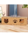 ECARLA drapak dla kota z zabawką, domek 100x29x30cm KOT20