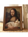 ECARLA drapak dla kota legowisko, obraz ramka Mona Lisa KOT29