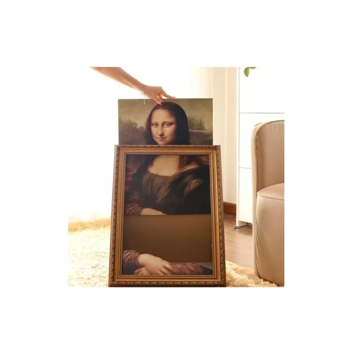 ECARLA drapak dla kota legowisko, obraz ramka Mona Lisa KOT29