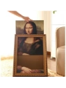 ECARLA drapak dla kota legowisko, obraz ramka Mona Lisa KOT29