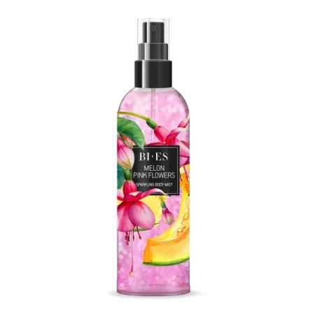 BIES mgiełka do ciała Melon Pink flower 200ml